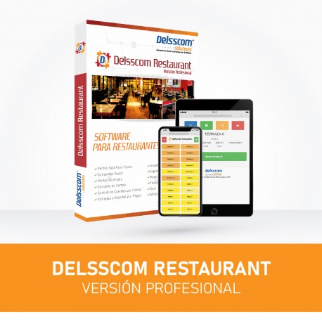 Delsscom® Restaurant Pro 2024 Equipos ilimitados