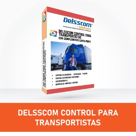 Delsscom® Control para transportistas con complemento carta porte 2.0