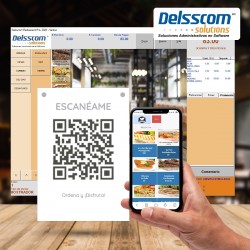 Delsscom® Carta Electrónica | Asistida por meseros